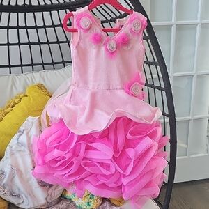 Designers Originals Pink Ruffled Kids Dress